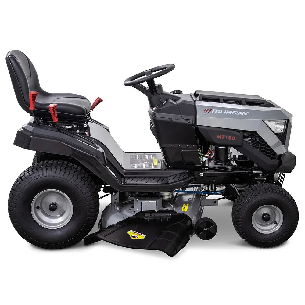 Murray MT100 42″ Gas Riding Lawn Tractor Mower – 13.5 HP Briggs & Stratton Engine, 6-Speed Manual Transmission