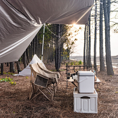 2x 230cm Tent Poles Telescopic Adjustable Awning Canopy Tarp Pole Support Rod UK